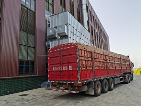 綿陽某設(shè)備廠蜂窩活性炭供貨-現(xiàn)場